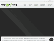 Tablet Screenshot of keepitworking.com
